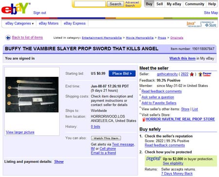 ebay listing