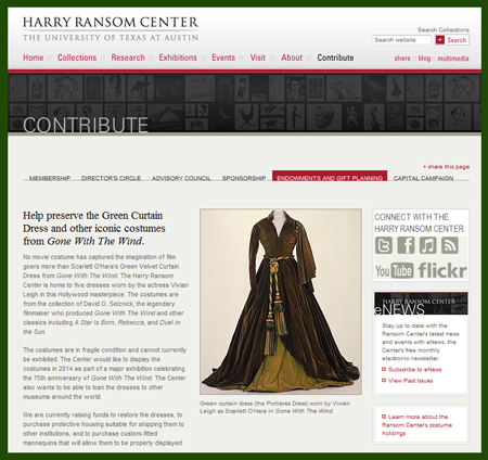 Harry Ransom Center University Of Texas At Austin Raising Funds