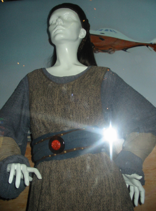 Below is a photo of one of the original Padm costumes on exhibit 