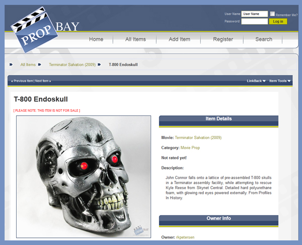 Hobbyist Collector Launches Propbay Online Museum And