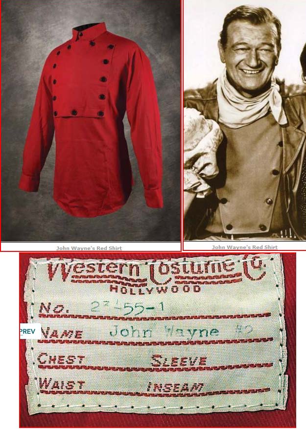 John Wayne” Western Costume Company 