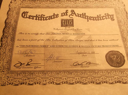 Revisiting Ellis Props & Graphics – Certificates of Authenticity (COAs ...